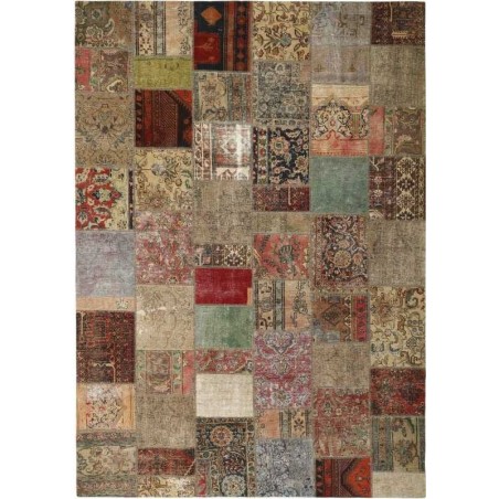 tappeto persia vintage patchwork cm 252x347 