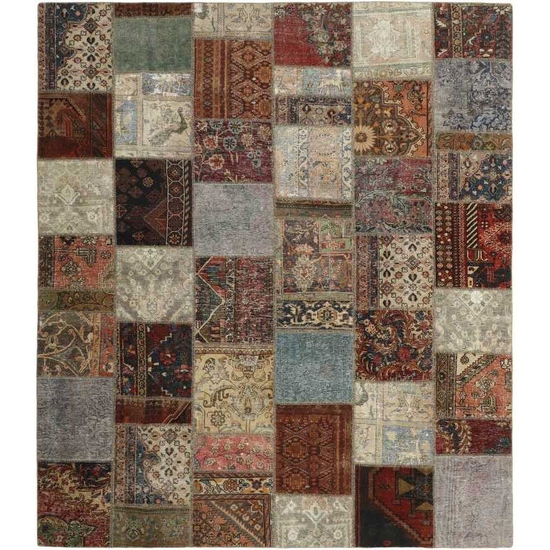 tappeto persia vintage patchwork cm 253x300 