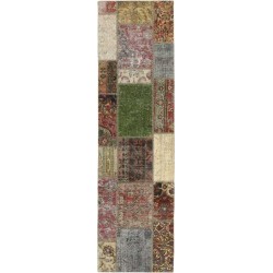 tappeto persia vintage patchwork cm 72x252 