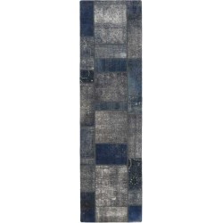 tappeto persia vintage patchwork cm 81x303 