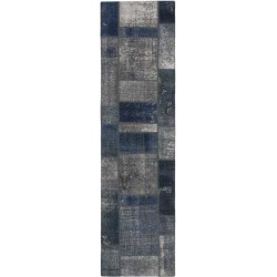 tappeto persia vintage patchwork cm 82x301 