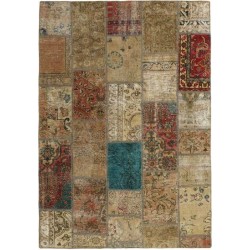 tappeto persia vintage patchwork cm 140x201 