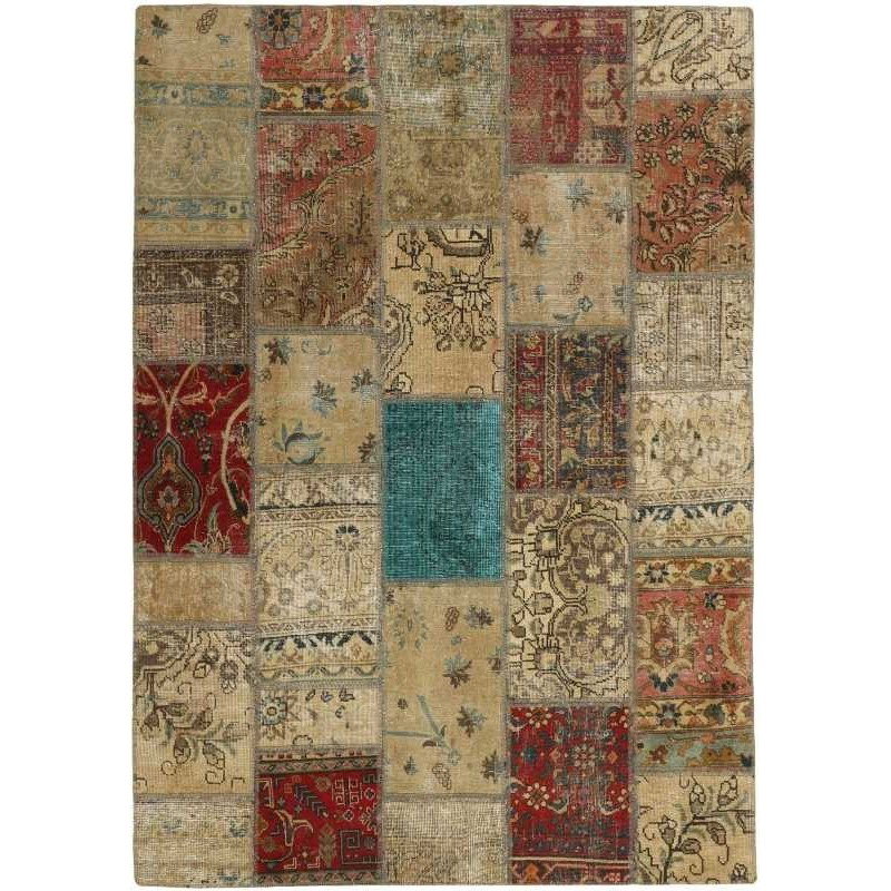 tappeto persia vintage patchwork cm 142x201 