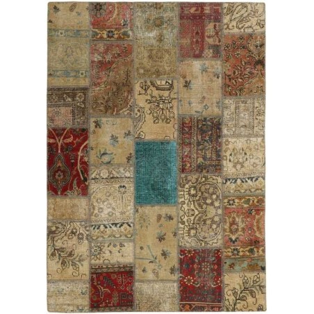 tappeto persia vintage patchwork cm 142x201 
