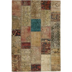 tappeto persia vintage patchwork cm 141x205 