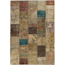 tappeto persia vintage patchwork cm 140x201 