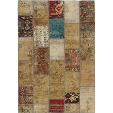 tappeto persia vintage patchwork cm 138x202 