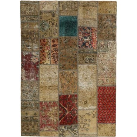 tappeto persia vintage patchwork cm 140x200 