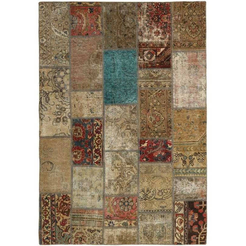 tappeto persia vintage patchwork cm 141x202 