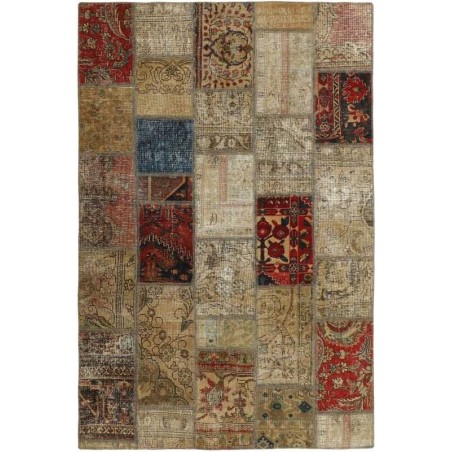 tappeto persia vintage patchwork cm 140x205 