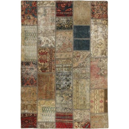 tappeto persia vintage patchwork cm 136x200 