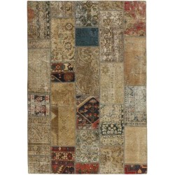 tappeto persia vintage patchwork cm 142x205 