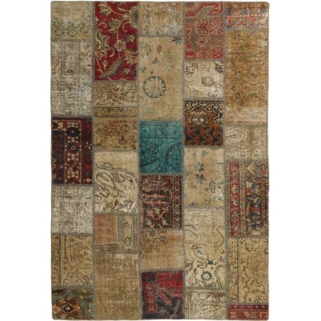 tappeto persia vintage patchwork cm 140x205 