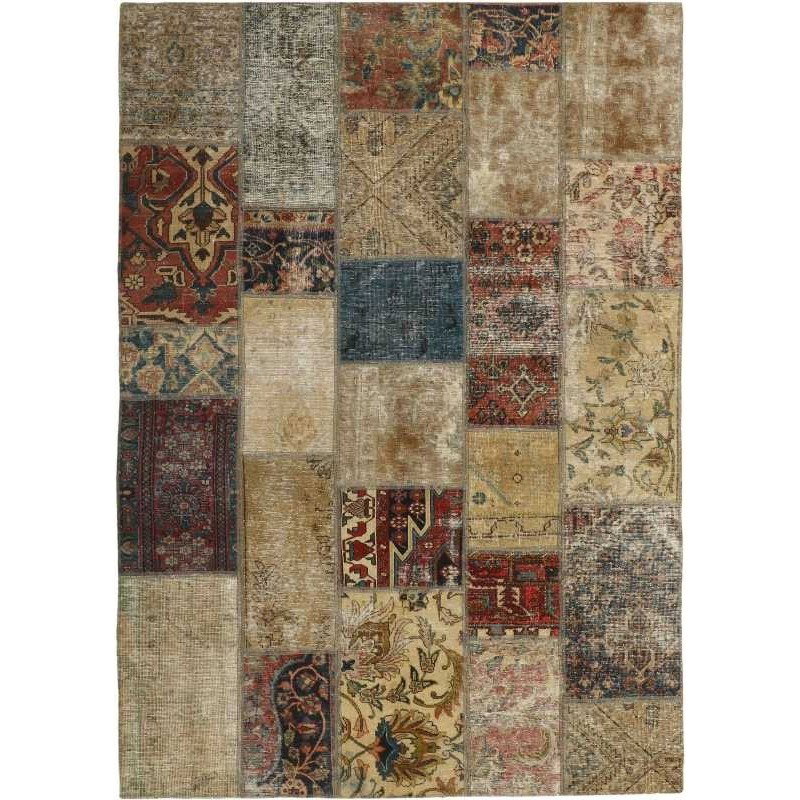 tappeto persia vintage patchwork cm 171x238 