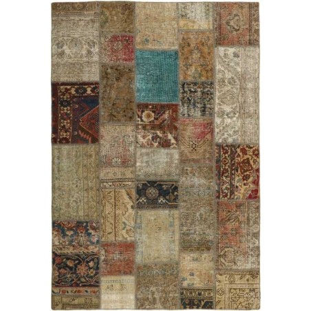 tappeto persia vintage patchwork cm 166x241 