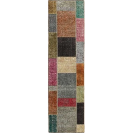 tappeto persia vintage patchwork cm.82x303