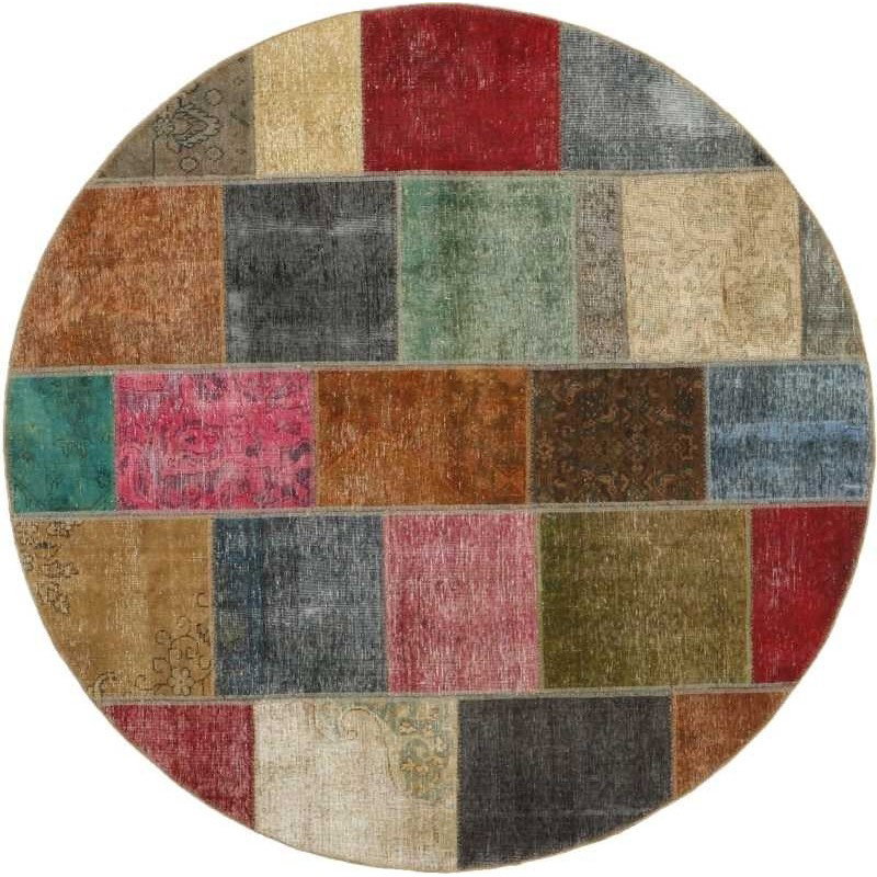 tappeto persia vintage patchwork cm.200x200