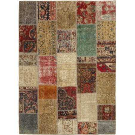 tappeto persia vintage patchwork cm.165x228