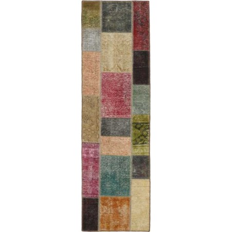 tappeto persia vintage patchwork cm.71x252