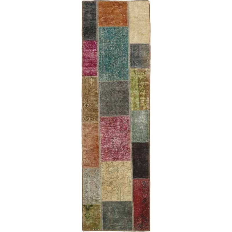 tappeto persia vintage patchwork cm.71x257
