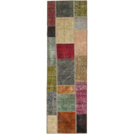 tappeto persia vintage patchwork cm.71x253