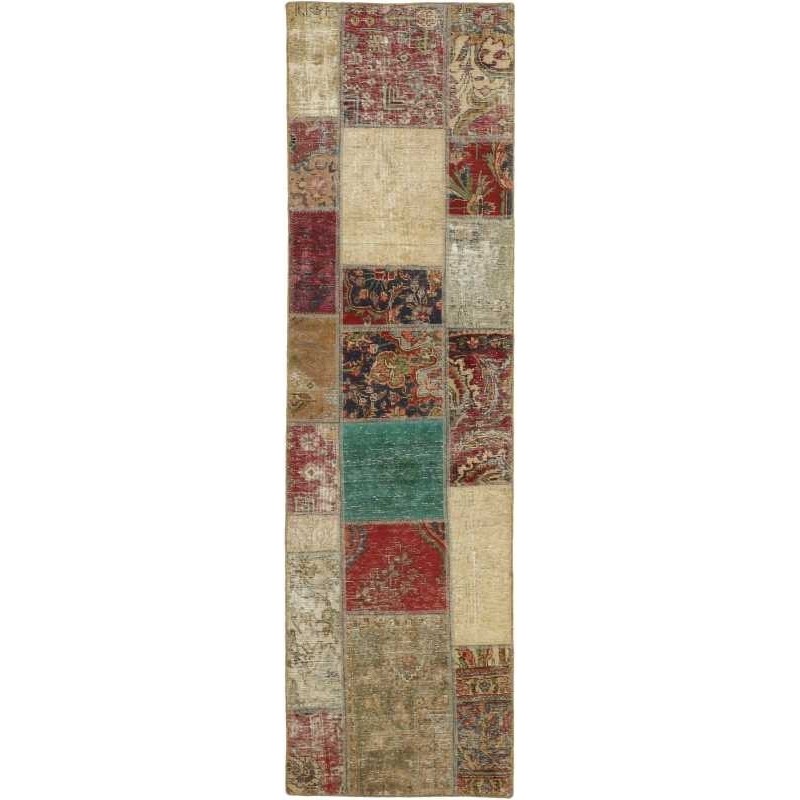 tappeto persia vintage patchwork cm.70x255