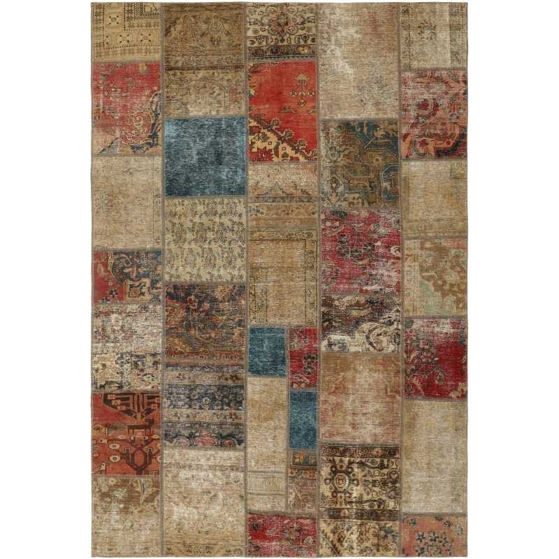 tappeto persia vintage patchwork cm.202x303