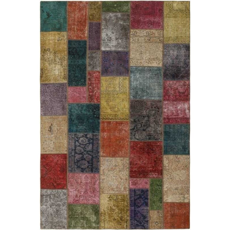 tappeto persia vintage patchwork cm.200x307
