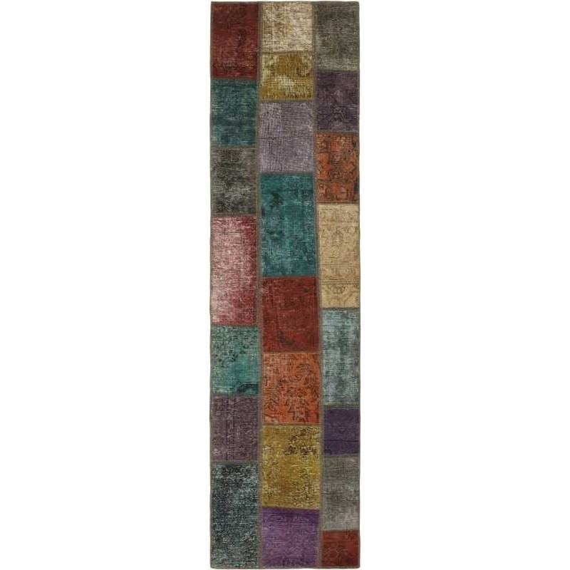 tappeto persia vintage patchwork cm.69x270