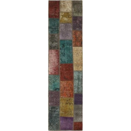 tappeto persia vintage patchwork cm.69x270