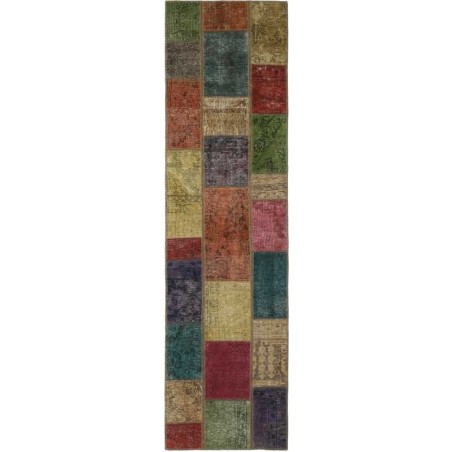 tappeto persia vintage patchwork cm.71x264