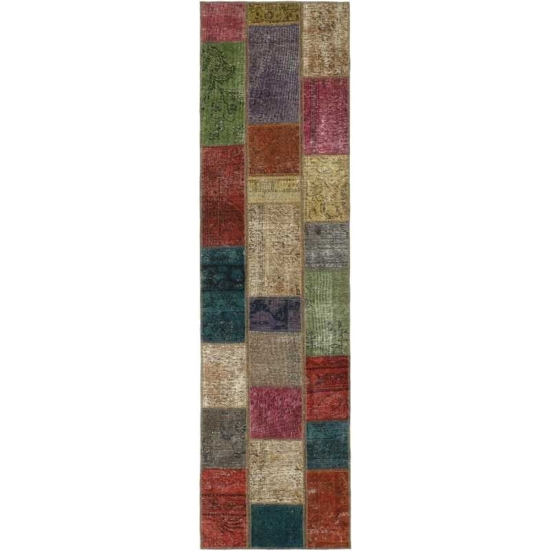 tappeto persia vintage patchwork cm.70x258