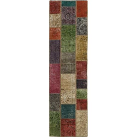 tappeto persia vintage patchwork cm.71x258
