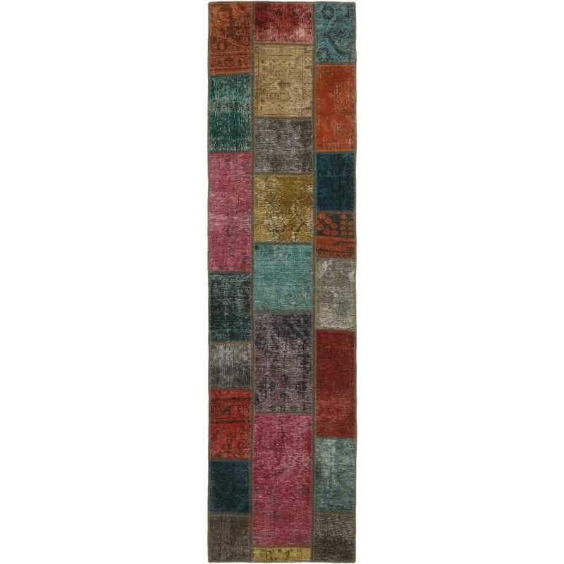 tappeto persia vintage patchwork cm.70x266