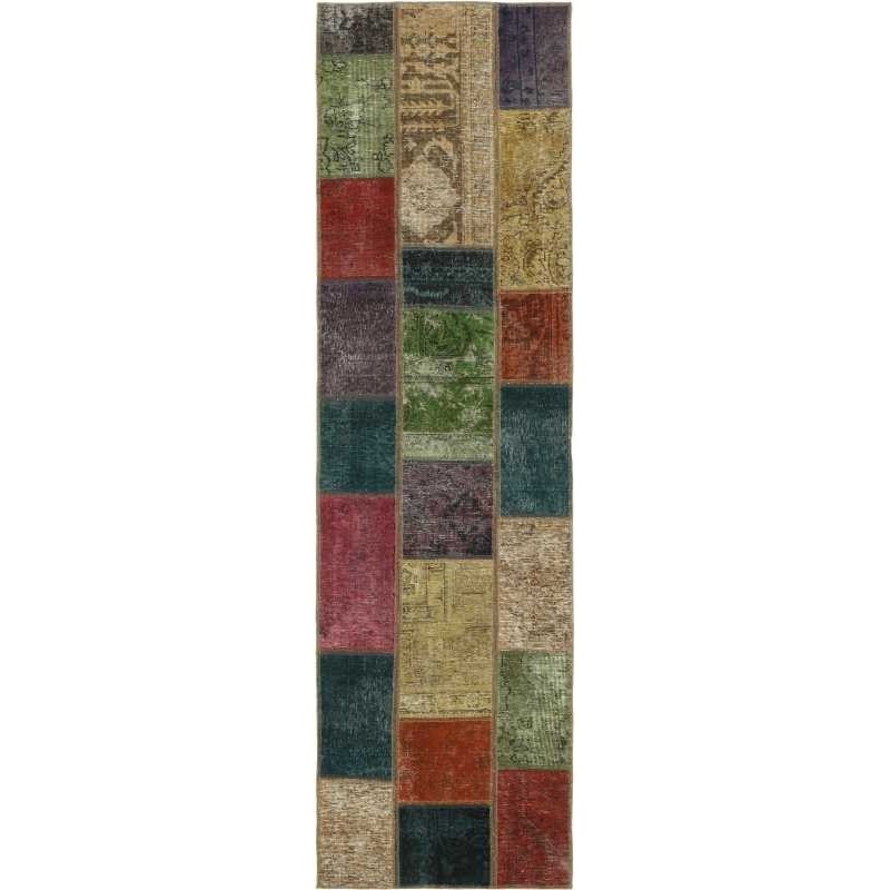 tappeto persia vintage patchwork cm.73x257