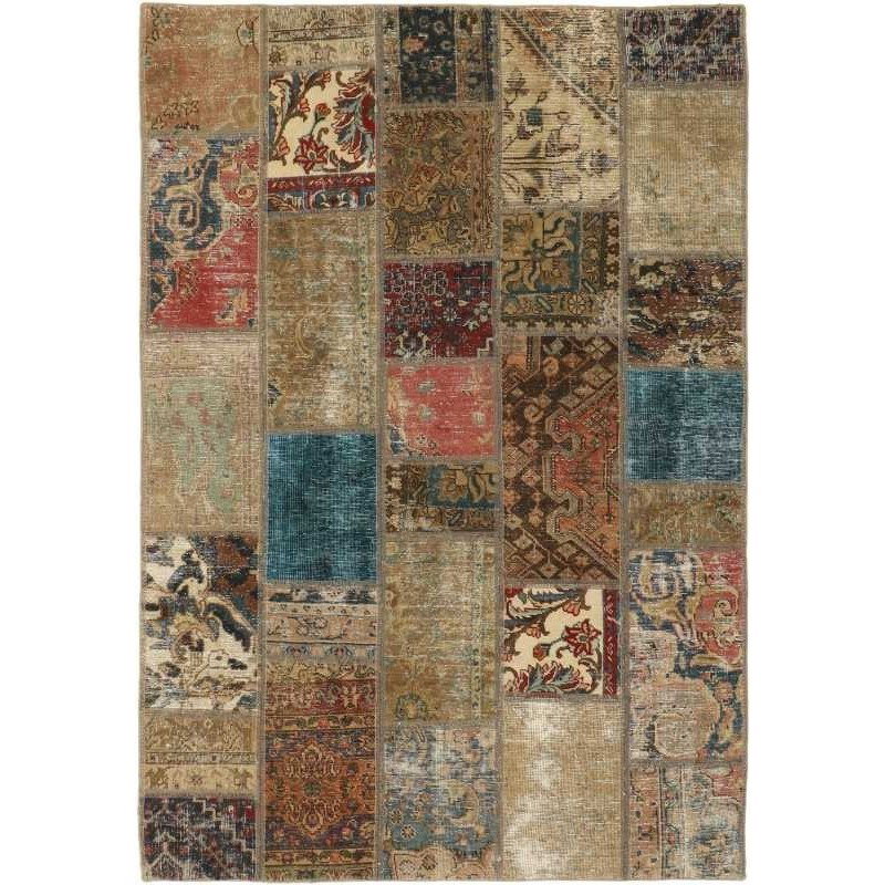 tappeto persia vintage patchwork cm.140x205