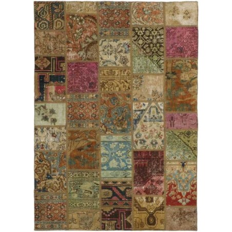tappeto persia vintage patchwork cm.138x200