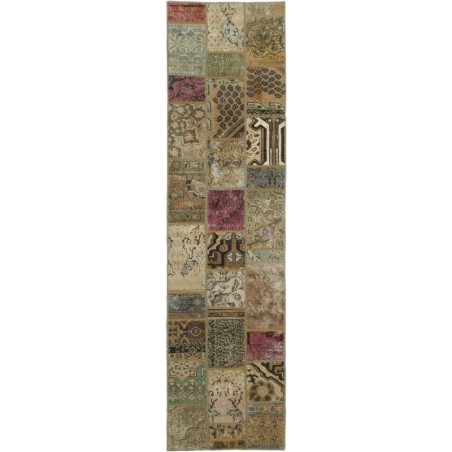 tappeto persia vintage patchwork cm.76x300