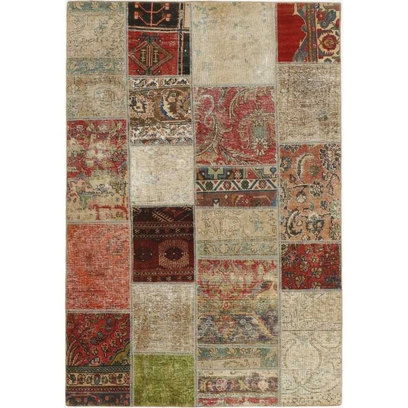 tappeto persia vintage patchwork cm.143x206