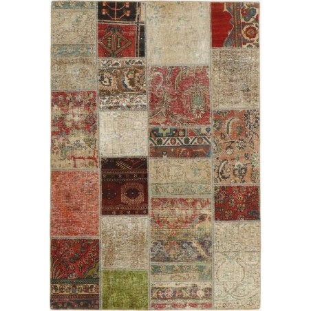 tappeto persia vintage patchwork cm.143x206