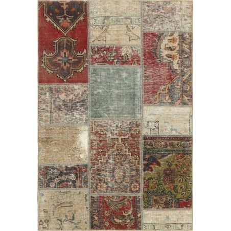 tappeto persia vintage patchwork cm.101x153