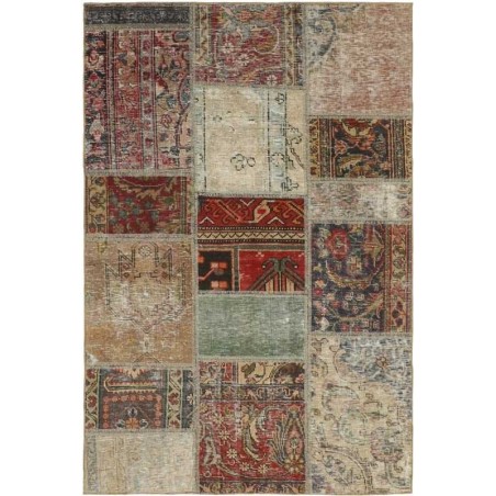 tappeto persia vintage patchwork cm.102x152