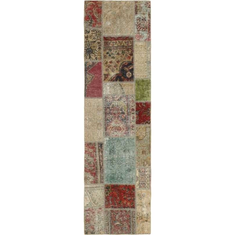 tappeto persia vintage patchwork cm.71x253
