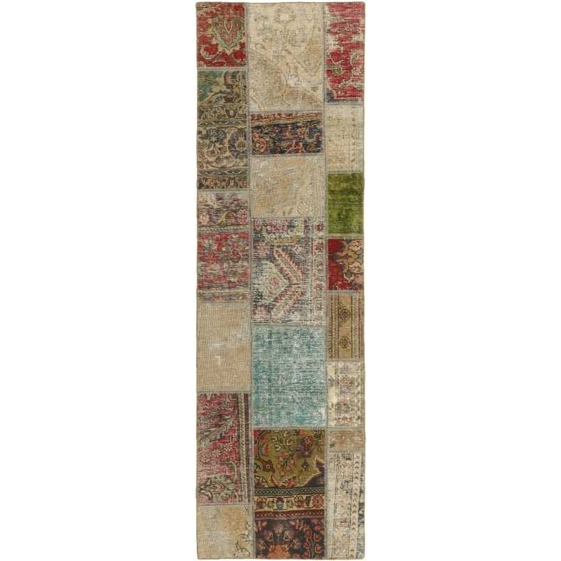 tappeto persia vintage patchwork cm.71x250