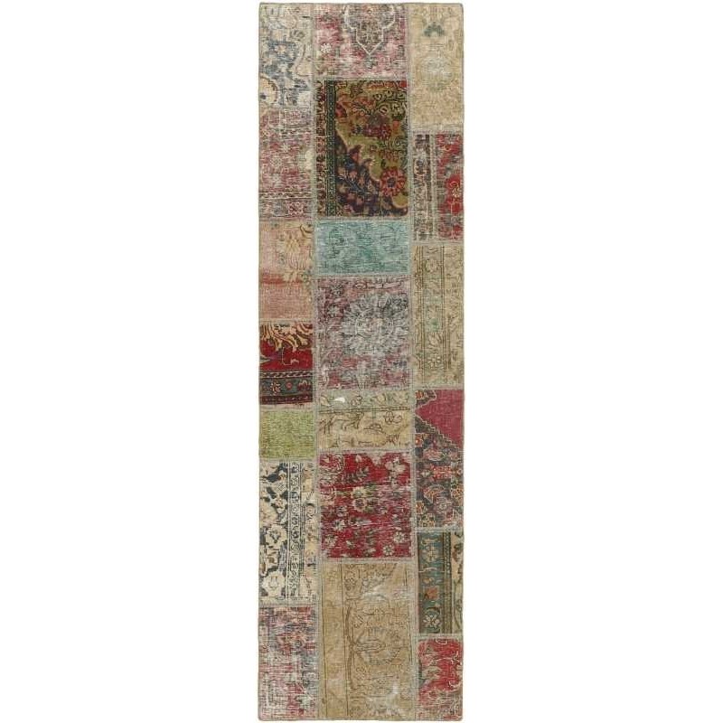 tappeto persia vintage patchwork cm.71x253