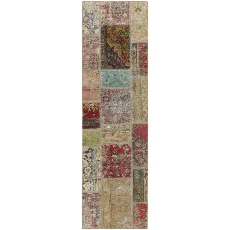 tappeto persia vintage patchwork cm.71x253