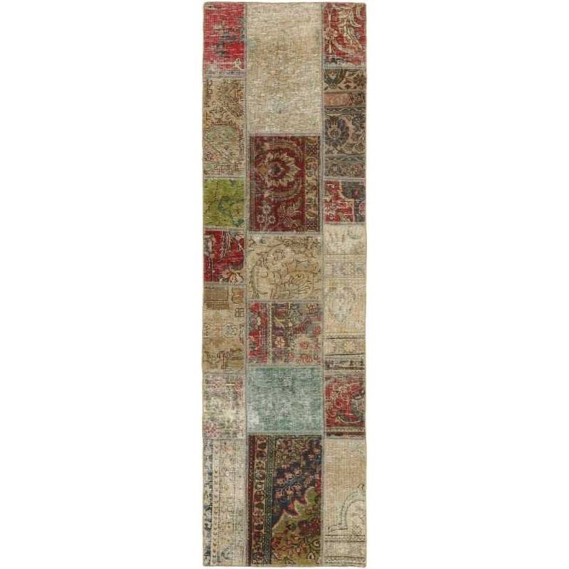 tappeto persia vintage patchwork cm.71x252