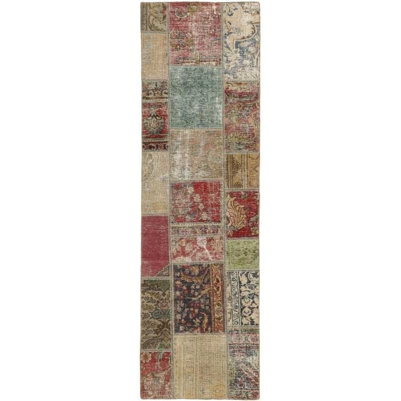tappeto persia vintage patchwork cm.71x251
