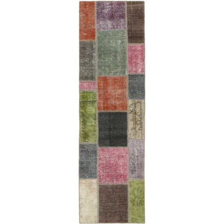 tappeto persia vintage patchwork cm.71x251