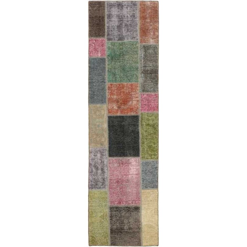 tappeto persia vintage patchwork cm.71x259